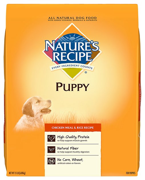 Nature's Recipe Puppy Chicken Meal & Rice Recipe Dry Dog Food