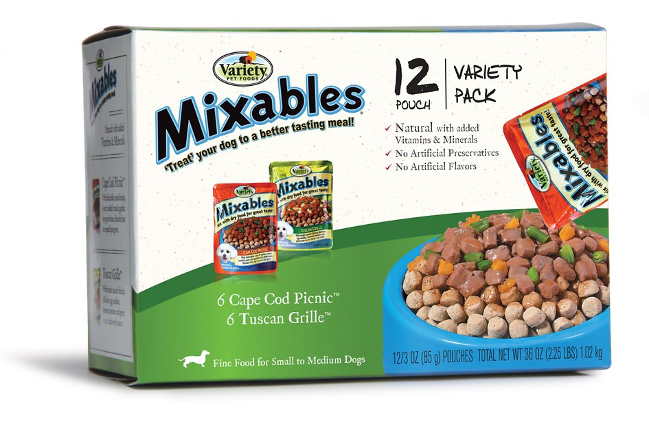 Variety Pet Foods Mixables Mixed Grill Variety Pack Dog Food Pouches