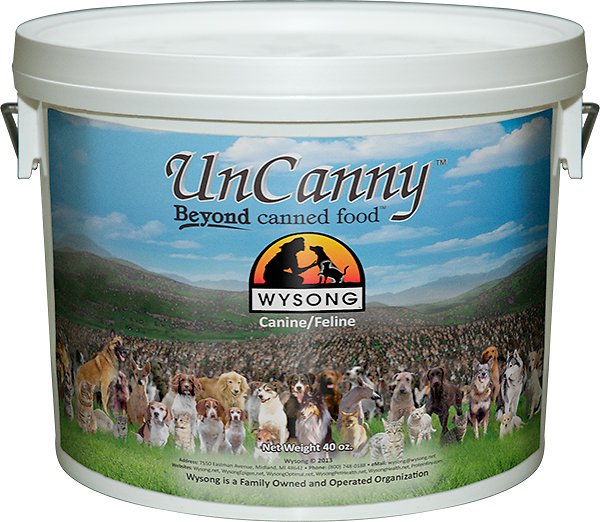 Wysong Uncanny Blend Freeze-Dried Dog & Cat Food Mix, 40-oz bucket