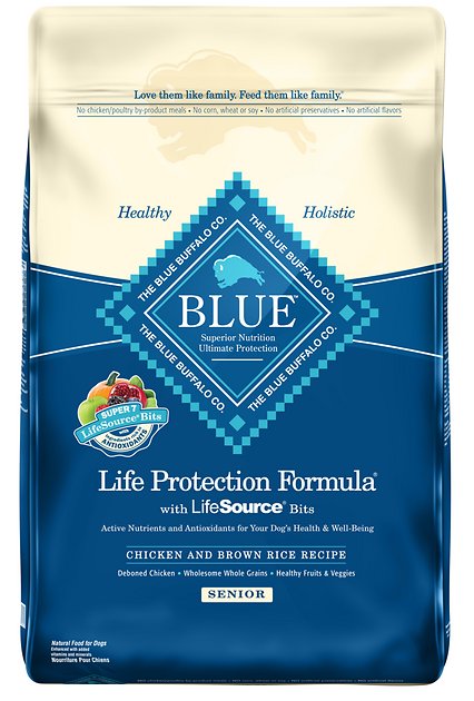 Blue Buffalo Life Protection Formula Senior Chicken & Brown Rice Recipe Dry Dog Food