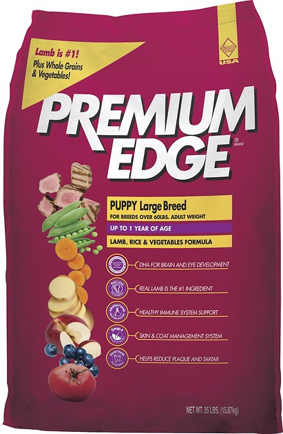 Premium Edge Puppy Large Breed Lamb, Rice & Vegetable Formula Dry Dog Food, 35-lb bag