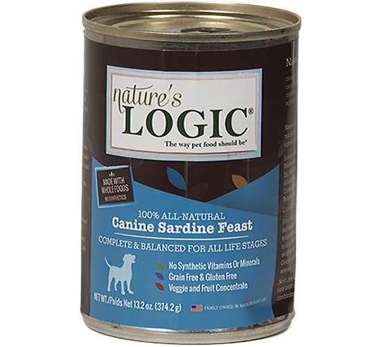 Nature's Logic Sardine Feast Grain-Free Canned Dog Food, 13.2-oz, case of 12