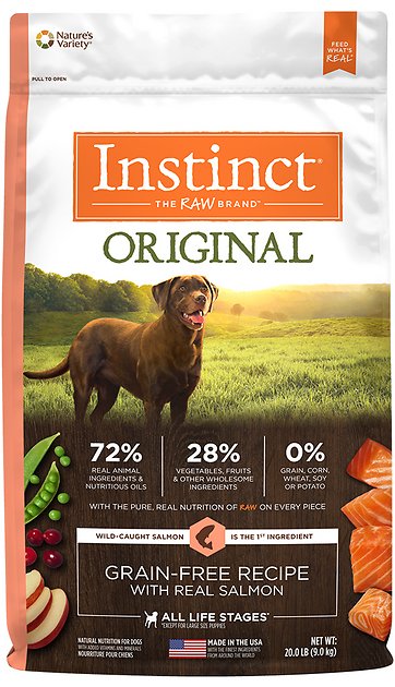 Instinct by Nature's Variety Original Grain-Free Recipe with Real Salmon Dry Dog Food