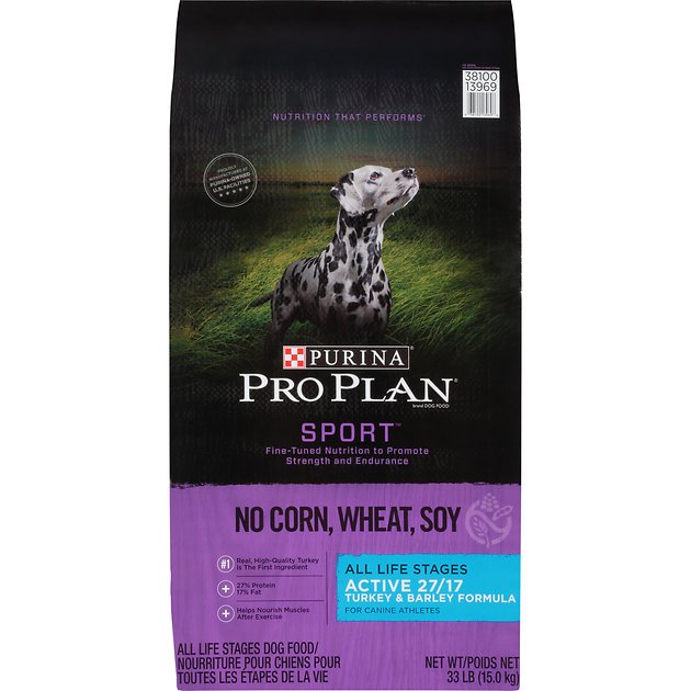 Purina Pro Plan Natural Plus Essential Vitamins & Minerals Turkey & Barley Formula Dry Dog Food, 33-lb bag